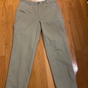 Brooks Brothers Mens Clark Advantage Chino Pants 34x32 100% Cotton Beige Preppy